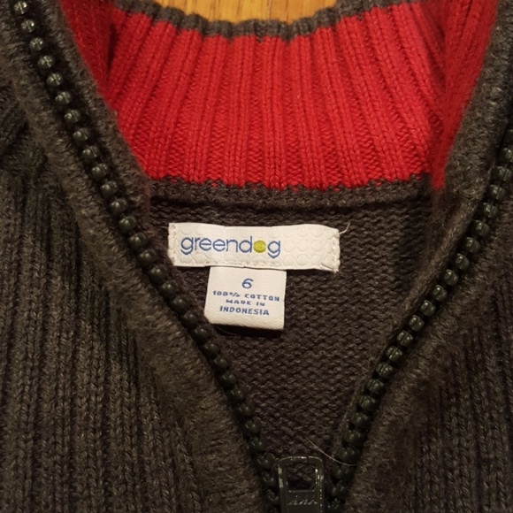 Boy's Charcoal Gray Sweater - Picture 5 of 5